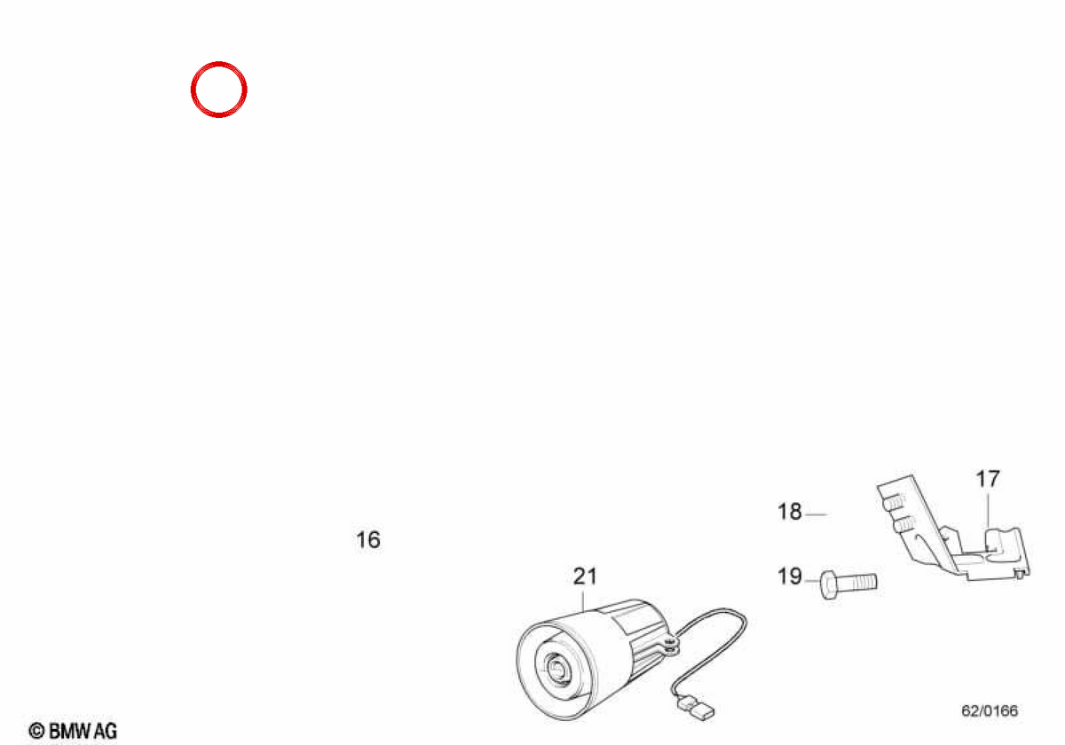 Modulo di controllo dell'allarme OEM 65751383057 per BMW E31. BMW originale.