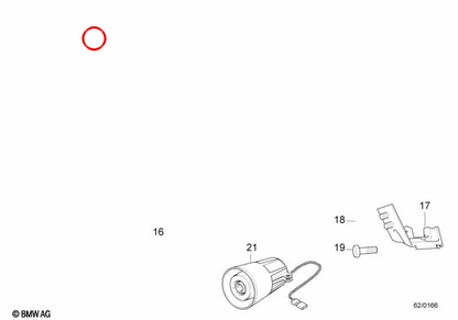 Modulo di controllo dell'allarme OEM 65751383057 per BMW E31. BMW originale.