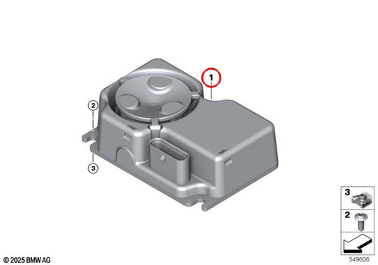 Sistema di allarme antifurto DWA OEM 65755B71A78 per moto BMW CE 02, R 18, R 18 B, R 18 Transcontinental, R 1300 GS, R 1300 GS Adventure, R 1300 RT, R 1300 R, R 1300 RS, R nineT... e altro. Originale BMW Motorrad