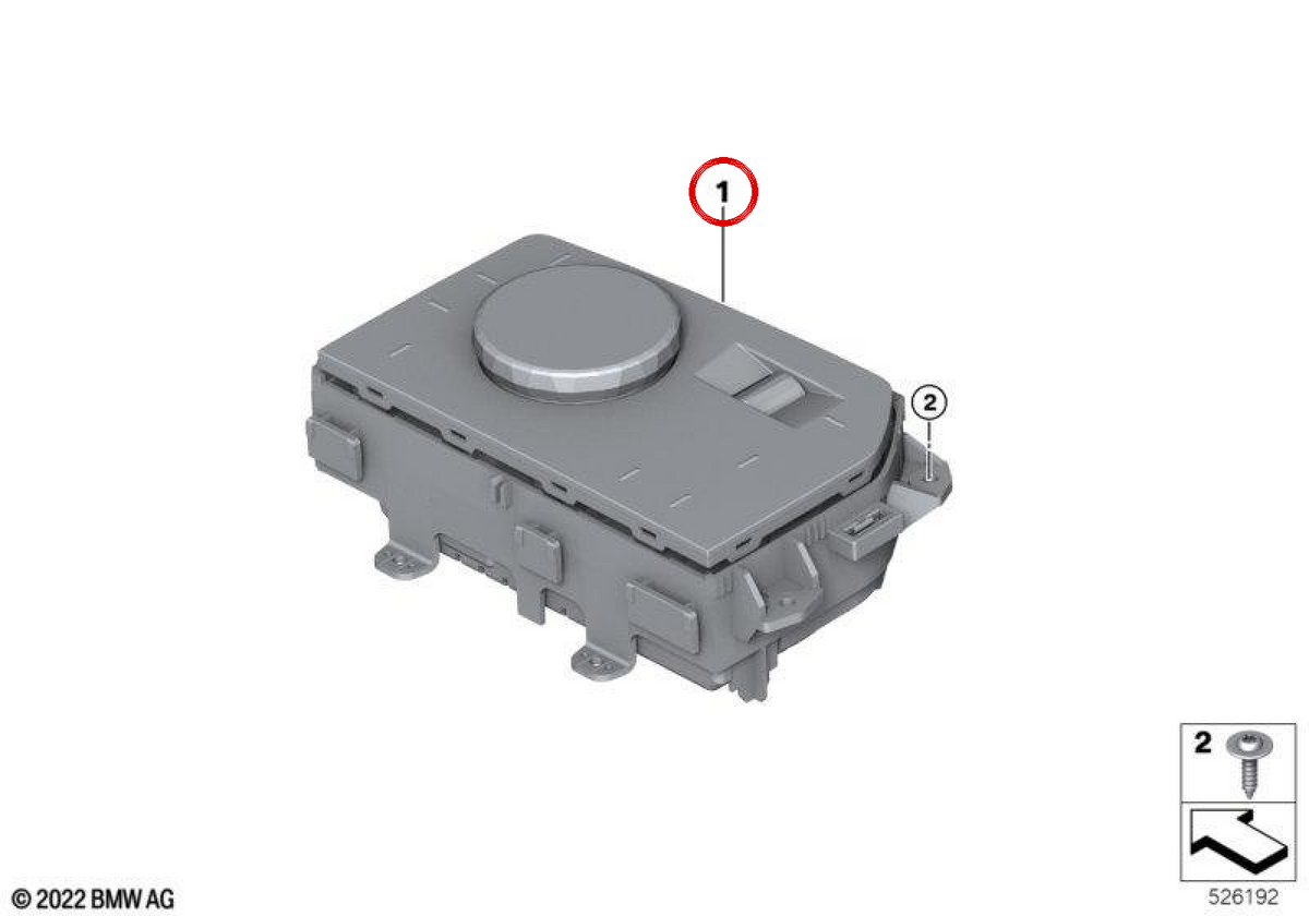 Modulo di controllo OEM 65825A73B23 per BMW E36, G70. BMW originale.