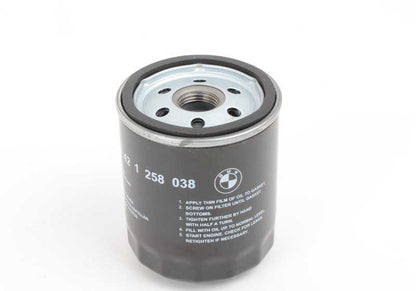Filtro de aceite OEM 11421258038 para BMW E21, E30, E12, E28. Original BMW.