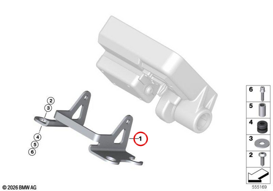 Prise en charge du navigateur OEM 65909443319 pour les motos BMW F 900 XR, F 900 XR A2 ... et plus encore. BMW original Motorrad.