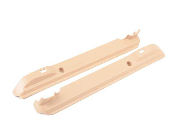 Tapa embellecedora asiento color beige OEM 52108197026 para BMW Serie 7 E38. Pieza original BMW.