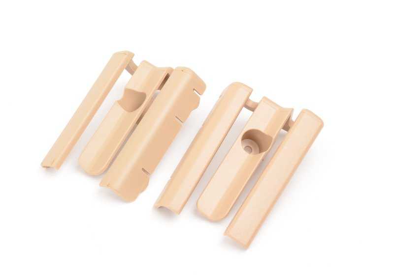 Tapa embellecedora asiento color beige OEM 52108197026 para BMW Serie 7 E38. Pieza original BMW.