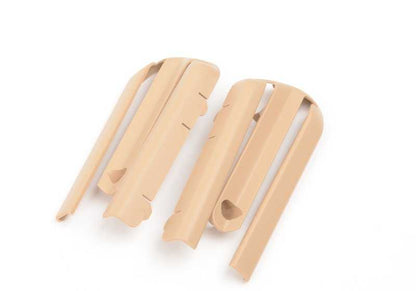 Tapa embellecedora asiento color beige OEM 52108197026 para BMW Serie 7 E38. Pieza original BMW.