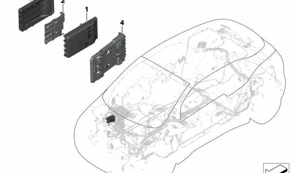 Distribuidor B+ OEM 61149321027 para BMW i3 (I01, I01N). Repuesto original BMW.