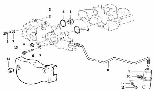 Cubierta de distribución OEM 11311318122 para BMW E36, Z3. Original BMW.