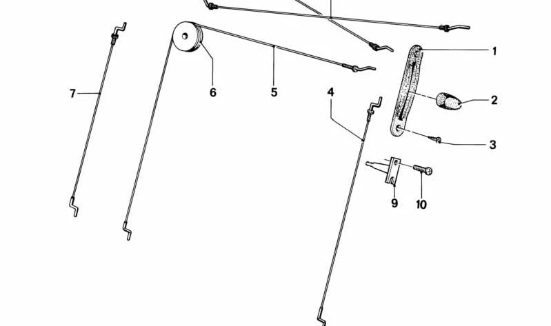 Cubierta de asiento OEM 52101844588 para BMW (Modelos compatibles: E21, E24). Original BMW