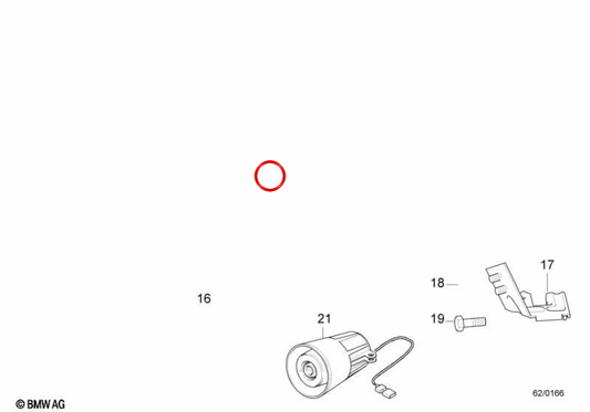 Modulo recettore a infrarossi OEM 66101392101 per BMW E31, E34. BMW originale.