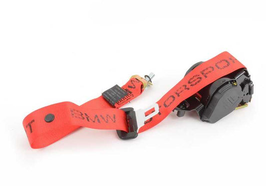 Cinturón de seguridad trasero derecho "BMW Motorsport" OEM 72112257468 para BMW E36. Original BMW.