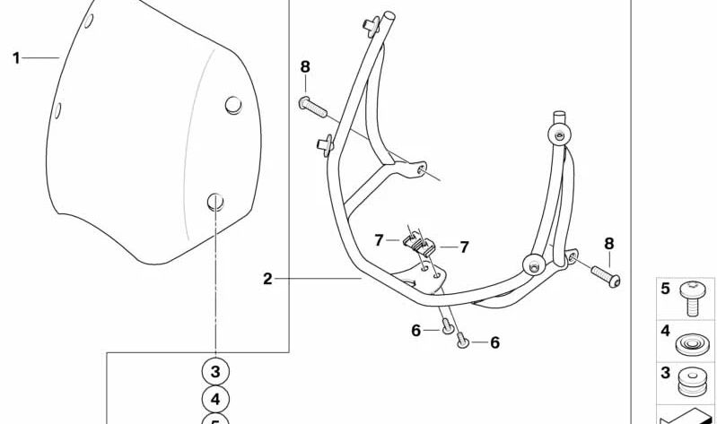 Arandela OEM 46637674520 para motos BMW R1200R, R1150R, R850R, R1200C Montauk, R1150 Rockster… y más. Original BMW Motorrad.