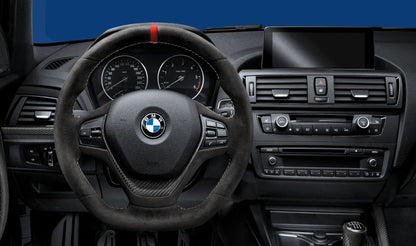 Volante M Performance en Alcantara y carbono OEM 32302230197 para BMW F20, F21, F22, F23, F30, F31, F34, F32, F33, F36 con cambio automático. Original BMW.