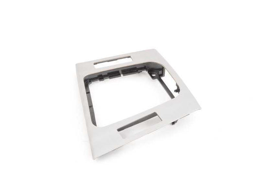 Bandeja almacenamiento aluminio OEM 51167052061 para BMW E46. Accesorio interior original BMW. Ideal para sustituir o añadir compartimento en el salpicadero.