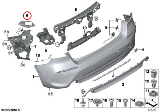 GAUCHE ABSORPTION CONDUILLE 66326890239 pour BMW F40. BMW d'origine.
