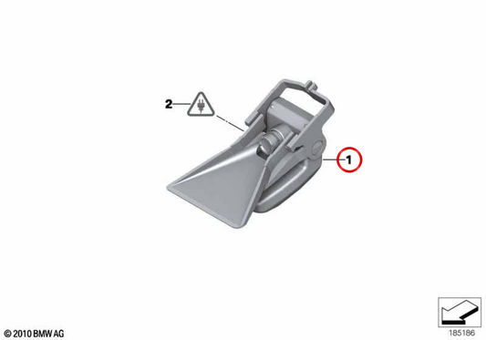 Câmera frontal assistente de direção OEM 66519188377 para BMW F01, F02, F04, E71. BMW genuíno.