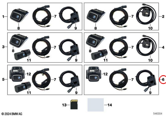 Cámara de vigilancia coche Advanced Car Eye 3.0 Pro OEM 66525B4C150 para BMW {G20, G30, G01, G11, G12, F30, F31, F32, F33, F36, F25, F26, E70, E71, E90, E91, E92, E93, i3, i8, X1, X3, X4, X5, X6, Z4}. Original BMW.