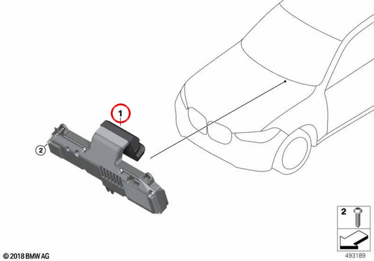 Driver Camera System OEM 66529826316 para BMW G20, G21, G28, G80, G22, G23, G26, G82, G83, F90, G30, G31, G38, G32, G11, G12, F91, F92, F93, G14, G15, G16, G01, G08, F97, G02, F98, G05, G18, F95, G06, F96, G07. Original BMW.