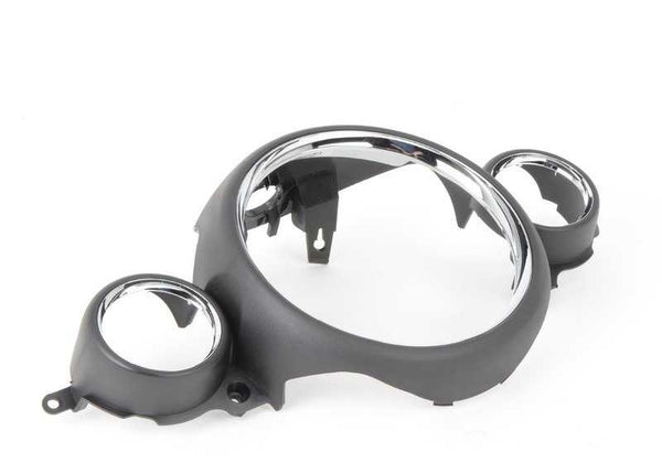 Cubierta de instrumentos cromo OEM 51452752794 para MINI R56, R55, R57, R58, R59... y más. Original MINI.