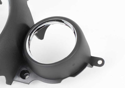 Cubierta de instrumentos cromo OEM 51452752794 para MINI R56, R55, R57, R58, R59... y más. Original MINI.