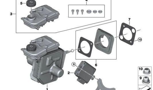 Unidad de control SAS OEM 34509500026 para BMW G20, G21, G28, G42, G87, G80, G81, G22, G23, G26, G82, G83, G30, G31, G38, F90N, G32, G11, G12, F91, F92, F93, G14, G15, G16, F97, G01, G08, F98, G02, F95, G05, G18, F96, G06, G07. Original BMW.