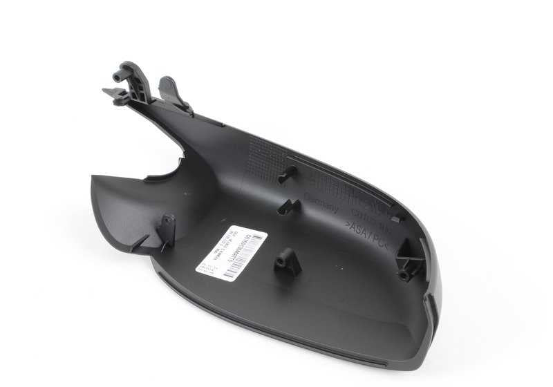 Cubierta inferior derecha del retrovisor OEM 51167308648 para BMW F10, F11, F12, F13, F01, F02. Compatible con versiones LCI. Pieza original BMW.