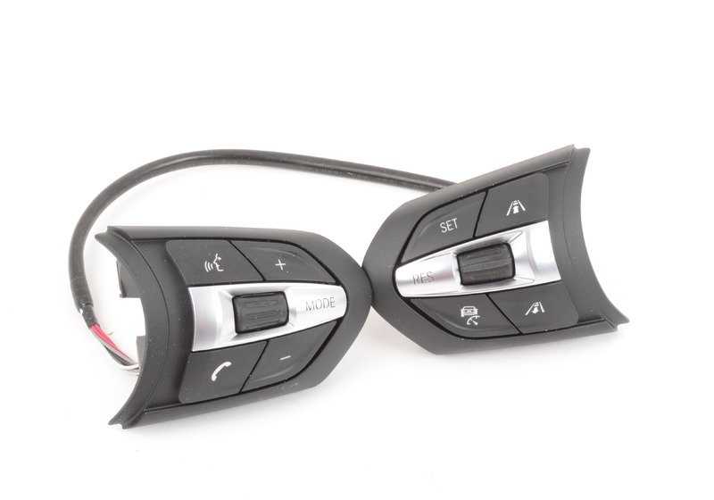 Interruptor para volante multifunción M-Sport OEM 61317849406 para BMW F21, F22, F30, F31, F34, F32, F33, F36, F07, F10, F06, F12, F13, F25, F26, F15, F16. Original BMW.