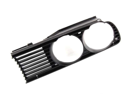 Rejilla embellecedora izquierda OEM 51131945885 para BMW E30 318i {modelos: 1079, 1089, 1092, 1094, 1341, 1381, 1384, 1394, AF62, AJ62}. Original BMW.