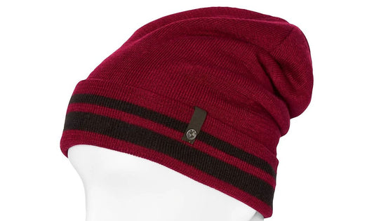 Gorro rayas gemelas rojo OEM 76618546720 para BMW Motorrad. Original BMW Motorrad.