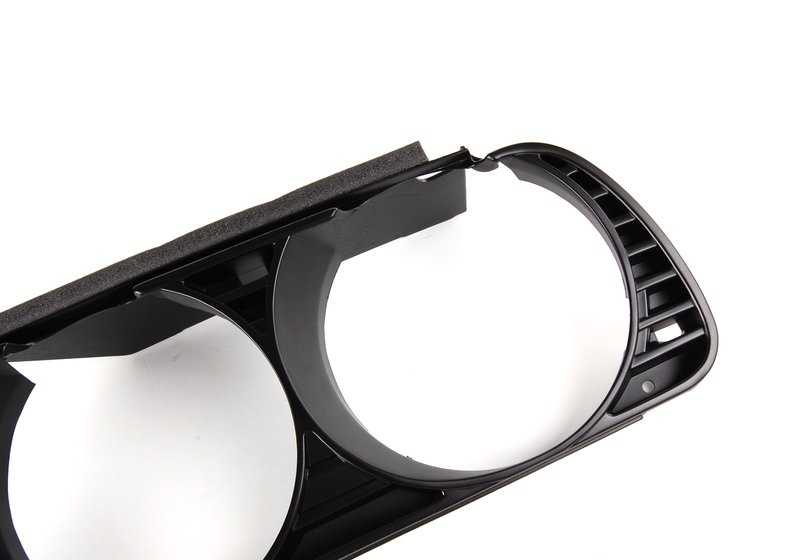 Rejilla embellecedora izquierda OEM 51131945885 para BMW E30 318i {modelos: 1079, 1089, 1092, 1094, 1341, 1381, 1384, 1394, AF62, AJ62}. Original BMW.
