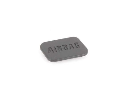 Tapa izquierda del airbag OEM 51418225495 para BMW E36 {316g, 316i, 318tds}. Pieza original BMW. Ideal para sustituir la tapa lateral del airbag en el lado del conductor. Color negro.