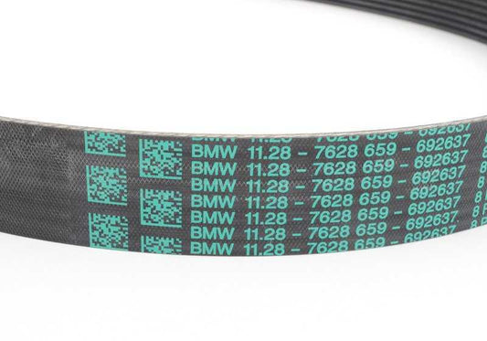 Correa Poli V per BMW 5 F07 Series, F10, F11, F18, Serie 6 F06, F12, F13, 7 F01N Series, F02N, X5 E70N, F15, X6 E71, F16 (OEM 11287628659). BMW originale