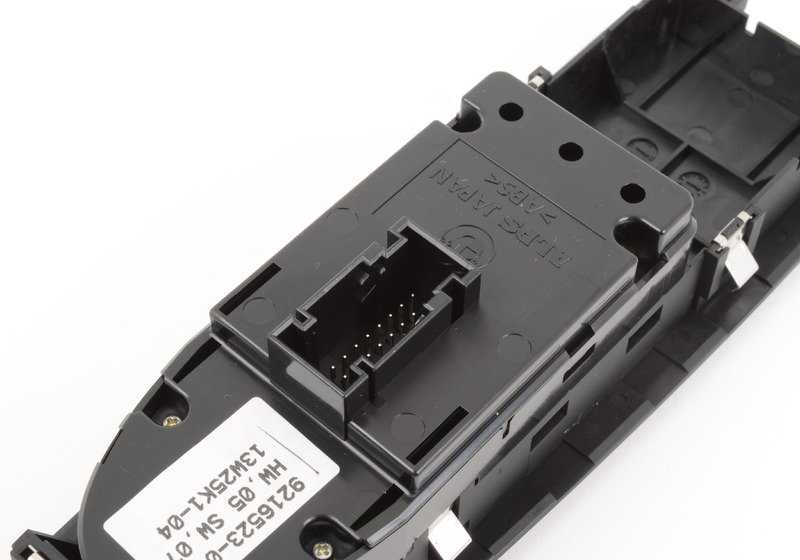 Interruptor elevalunas eléctrico conductor OEM 61319216523 para BMW Serie 1 E81, E82, E87, E88. Original BMW.