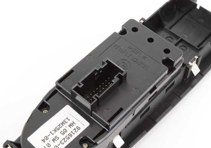 Interruptor elevalunas eléctrico conductor OEM 61319216523 para BMW Serie 1 E81, E82, E87, E88. Original BMW.