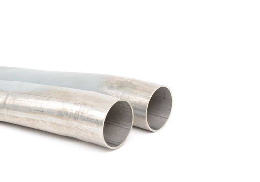 Silenciador delantero OEM 18121709372 para BMW E30 325i {modelos: 1111, 1112, 1121, 1122, 1231, 1232, 1241, 1242, 1411, 1412}. Compatible con transmisión manual y automática. Original BMW.