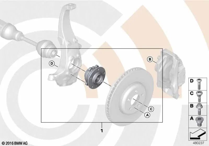 Reparaturkit für BMW F07, F10, F11, F06, F12, F13, F01N, F02N (OEM 3122450656). Original BMW.
