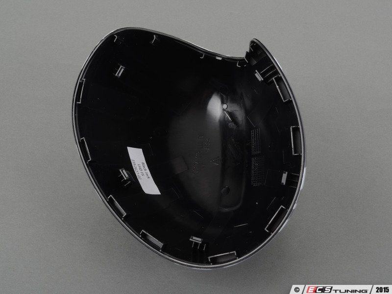 Copertura/alloggiamento specchietto esterno sinistro Black Jack OEM 51162409445 per MINI F54 Clubman, F55, F56, F57 Cabrio, F60 Countryman... e altro ancora. MINI originale.