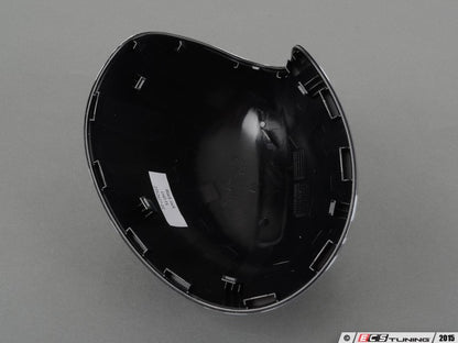 Copertura/alloggiamento specchietto esterno sinistro Black Jack OEM 51162409445 per MINI F54 Clubman, F55, F56, F57 Cabrio, F60 Countryman... e altro ancora. MINI originale.