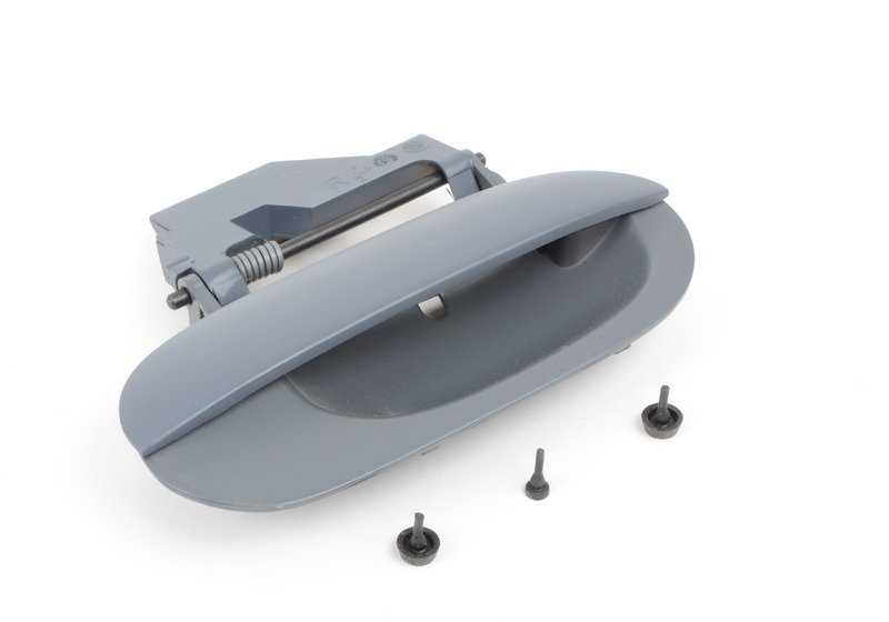 Abrepuertas iluminado exterior derecho para BMW E38 (OEM 51218240416). Original BMW