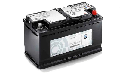 Batería AGM OEM 61217604808 para BMW G20, G30, F10, X5, X6... y más. Original BMW.
