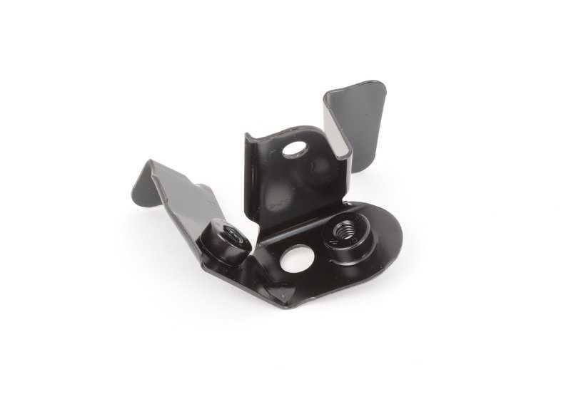 Soporte izquierdo silenciador de admisión OEM 41127145361 para BMW E90, E91, E92, E93. Original BMW.