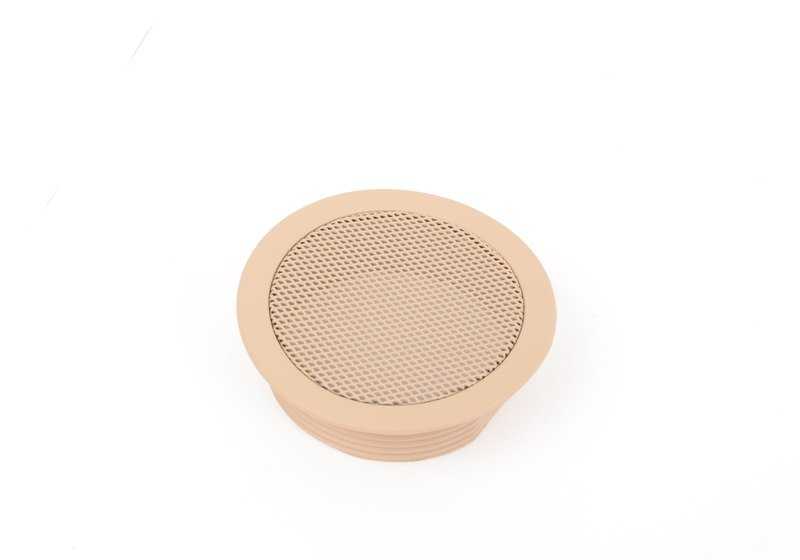 Rejilla altavoz puerta OEM 65138376201 para BMW E46. Original BMW.