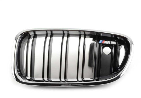 Rejilla decorativa frontal izquierda OEM 51138057229 para BMW F10 M5 (2011-2016). Original BMW.