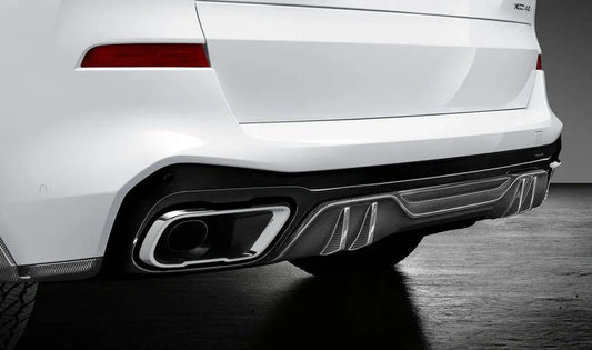 Rear diffuser for BMW X5 G05, G05N, G18, G18N (OEM 51192455432). Original BMW