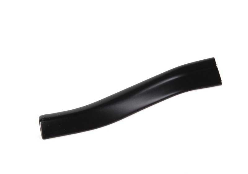 Moldura izquierda puerta OEM 51131961771 para BMW E30 318i, 320i (modelos con cambio manual y automático, tracción trasera, años 1986-1993). Color negro. Original BMW.