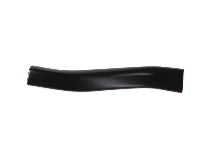 Moldura izquierda puerta OEM 51131961771 para BMW E30 318i, 320i (modelos con cambio manual y automático, tracción trasera, años 1986-1993). Color negro. Original BMW.