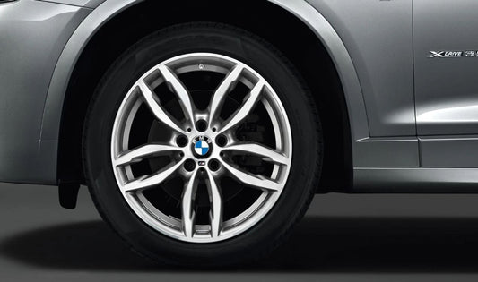 Llantas de aleación M Doble Radio 622 OEM 36117849661 para BMW F25 y F26. Acabado bicolor ferricgrey, brillante. 19", 8,5J ET38. Original BMW.