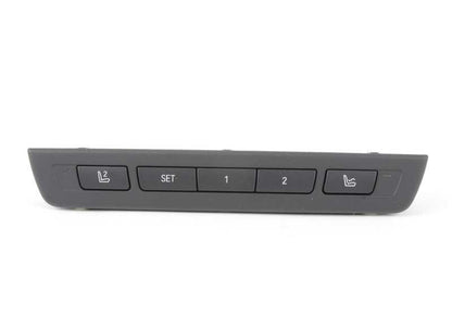 Mando de control funciones extra de asiento OEM 61319361190 para BMW F07, F10, F11, F18, F01, F02, F03, F04. Original BMW.