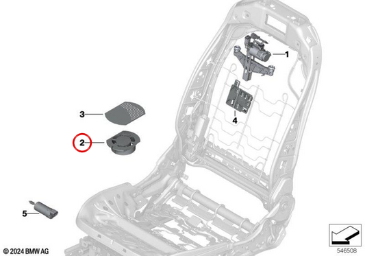OEM -Fan 67329180626 für BMW G38, G01, F97, G02, F98. Original BMW.