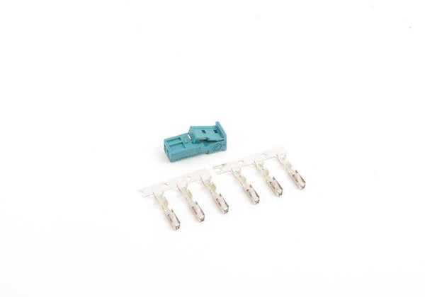 Kit de reparación conector 2 polos OEM 61132360043 para BMW {E81,E82,E87,E88,F20,F21,F40,F22,F23,F45,F46,F87,E36,E46,E90,E91,E92,E93,F30,F31,F34,F80,G20,F32,F33,F36,F82,F83,E39,E60,E61,F07,F10,F11,F90,G30,G31,E63,E64,F06,F12,F13,G32,E38,E65,E66,F01,