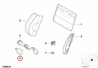 OEM -Lüftungseinheit 6768385631 für BMW E46, E63. Original BMW.